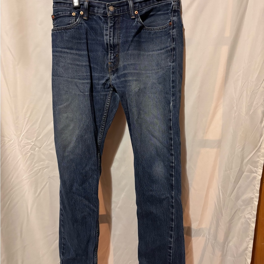 Levi’s 505 Vintage Straight Jeans. Natural Fade. True Lived-In Wear